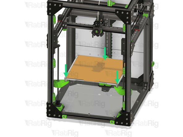 Retrieve the bed assembly which was removed in step 19