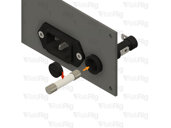1x Fuse - 6.3x32mm time-lag 15A
