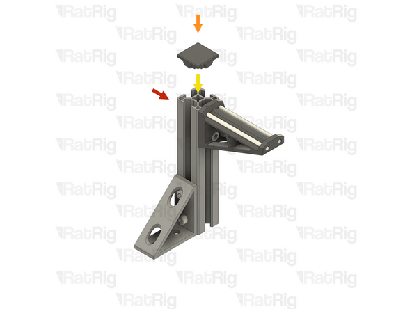Spool holder assembly from the previous step