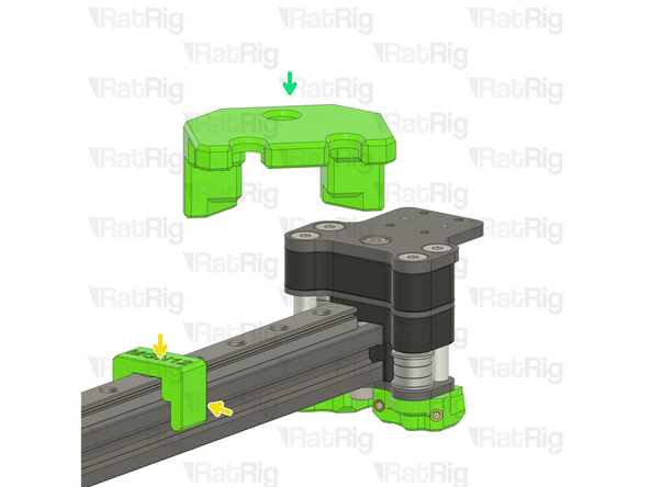 Linear rail assembly from the previous Step