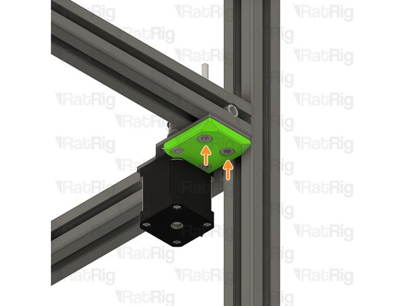 Take care not to over tighten the M6x12 screws as you can damage the printed parts