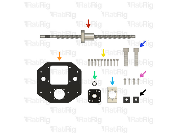 1x 300mm 1204 Ball Screw