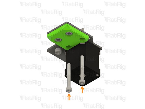 Insert the M5x45 Cap Head Screws all the way