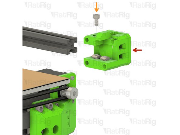 x_motor_cage printed part