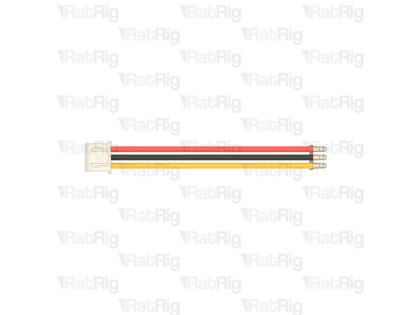 Strip 2mm of the insulation from the end of each of the bare wires