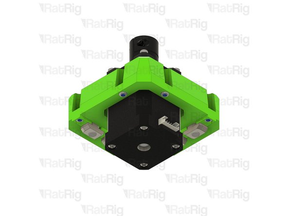 Insert an M3 nut into each marked position