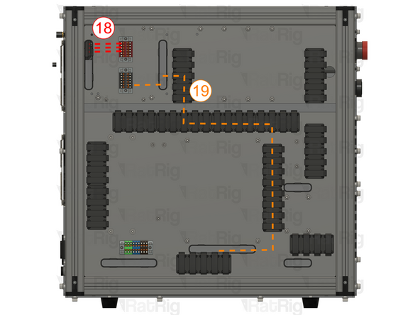 Repeat the previous Step and connect I5+ and I4+ the the Red PTFix Block.