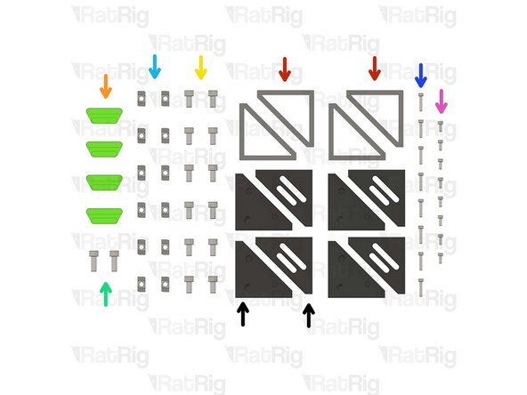 4x Extruded 90° Corner- 6030 Tall