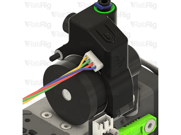 The white Molex connector