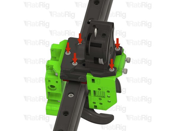 Remove the five marked M3 Cap Head Screws