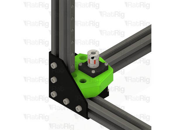 Remove the anti-backlash nut block from the lead screw