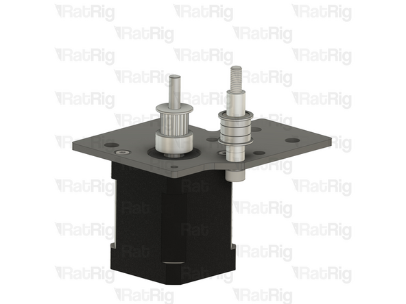 Install the following components in the order shown in the image: