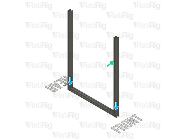 T-Slot 3030 Milled extrusion - 750mm
