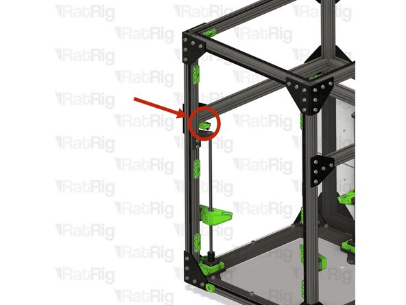 Y-axis endstop mount assembly from the previous step