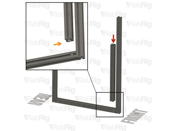 T-Slot 3030 Milled extrusion - 440mm