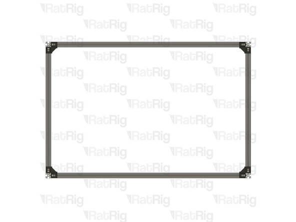 Repeat the instructions in the previous step to install the remaining 3x 3030 cast 90 degree corner assemblies