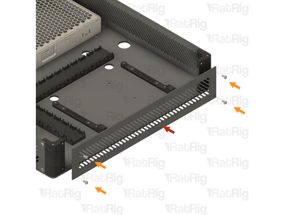 1x Top / side vent panel from step 2
