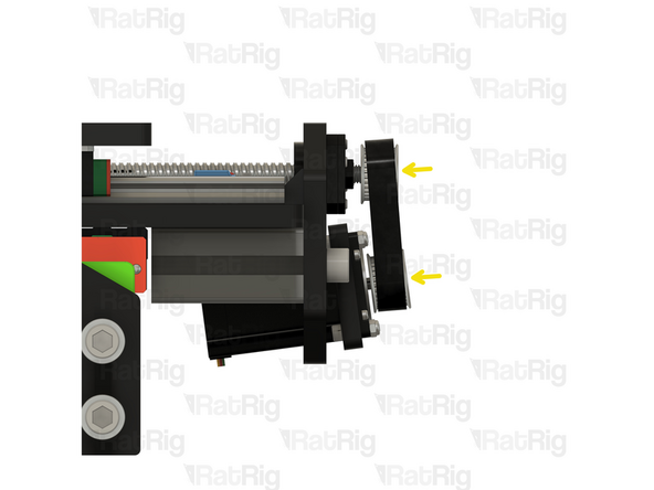 HTD3M 180mm drive belt