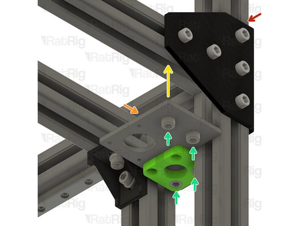 V-Core 3.1 Frame Assembly - Rear Left Corner