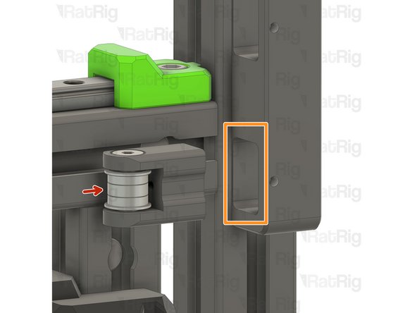 Front tensioner arm assembly from Step 26
