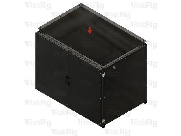 1x Lid panel assembly from the previous step