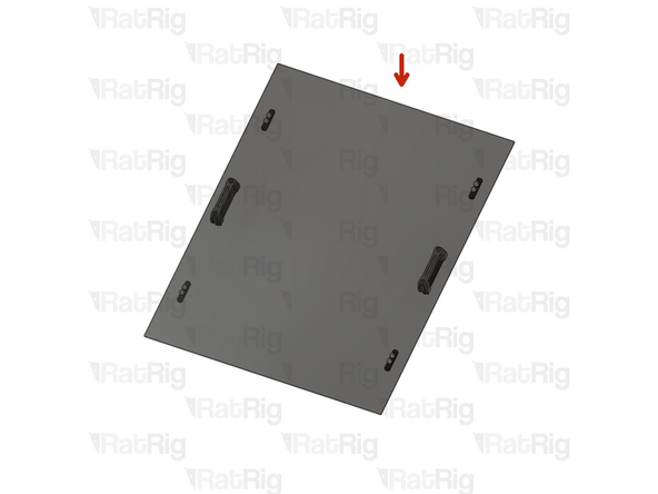 Completed door panel assembly