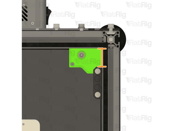 Position each magnet mount assembly as shown