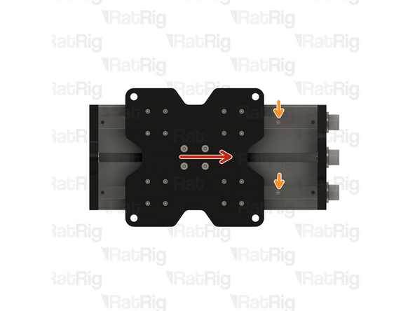 Tighten the M3x16 screw closest to the XZ plate