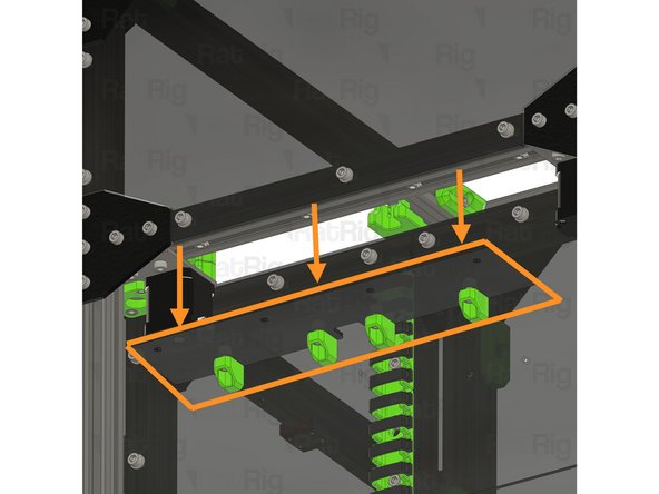 Remove the 3030 drop-in T-nuts from the extrusion slot