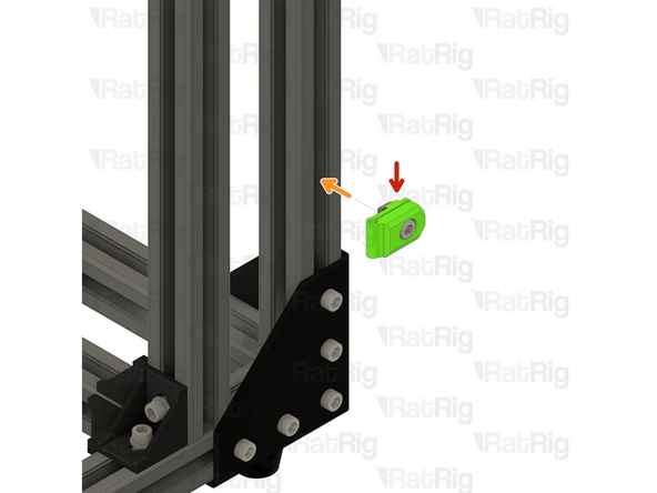 Bowden clamp assembly from Step 4