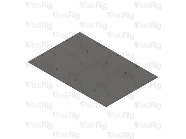 For each of the 18x marked holes, install the mounting hardware as shown in Step 22