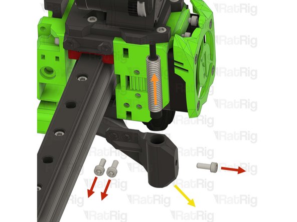 Remove the Z-probe from the printed part