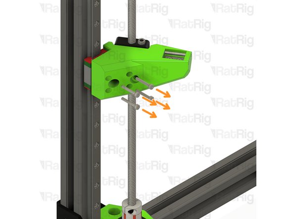 Remove the four M3x20 screws from the front left arm