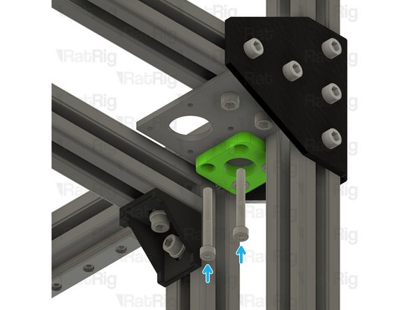 Left motor_plate assembly from Step 2