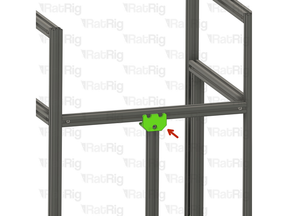 Insert the frame jig on the assembly, make sure the frame jig is inserted all the way and completely flush with the extrusion