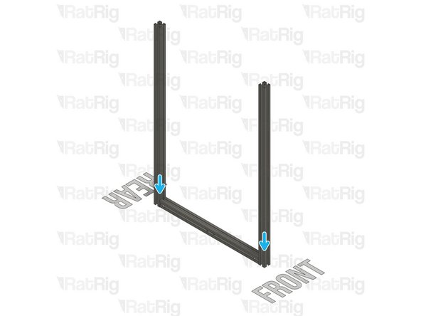 T-Slot 3030 Milled extrusion - 750mm