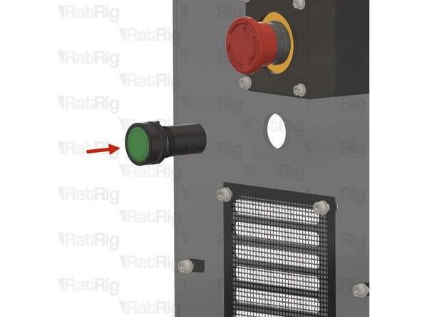 CNC Electronics Start Button Switch - Green