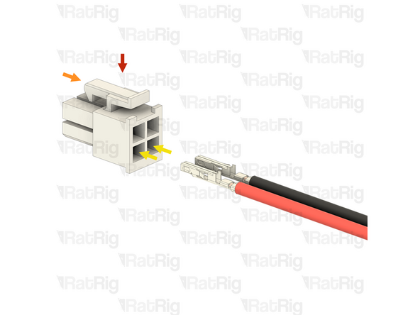 Connector - Molex Micro-Fit - 4 Pin - Male - White