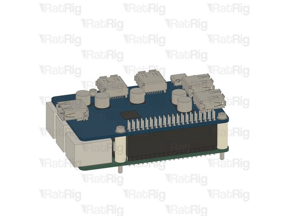 Waveshare USB 3.2 Hen 1 HUB HAT