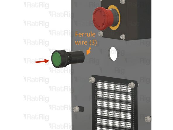 CNC Electronics Start Button Switch - Green