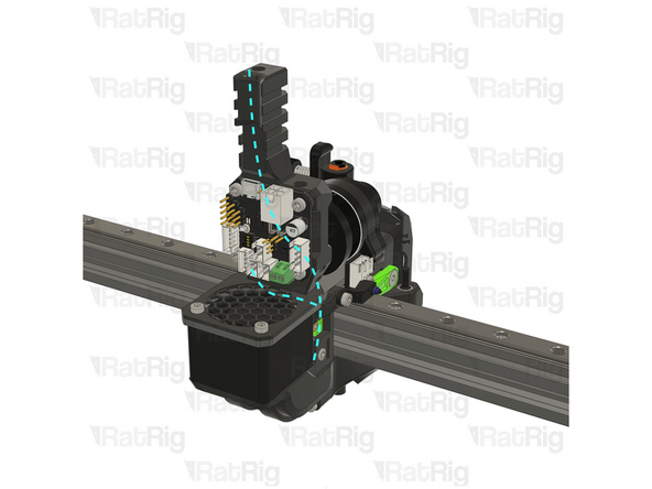 Connect the PWM wire to the negative pin (the one closest to the middle of the toolboard) of the marked connector