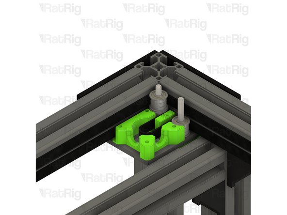 Position the bottom belt as shown