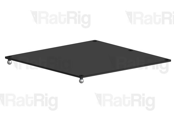 02. A - Bed Assembly: 6mm Cast Tooling Plate