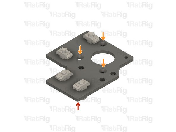 Left Stepper motor plate assembly from Step 27 of chapter 01.Frame assembly