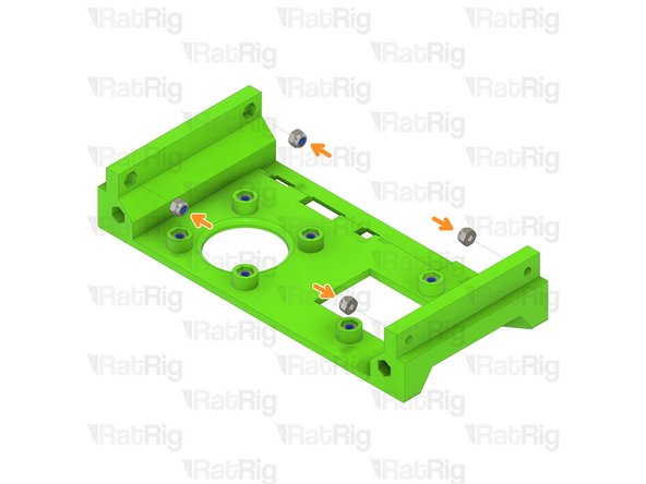 4x M3 Nylon Locking Hex Nut