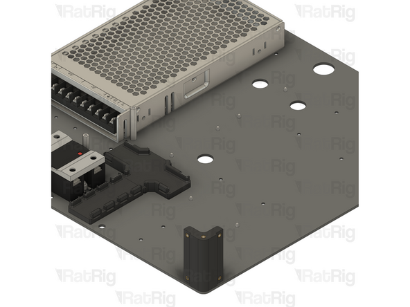 Insert an M3x6 Countersink Screw into each of the marked holes