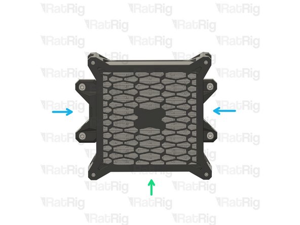 The mount shown in the pictures is size L; the procedure is the same for size S.