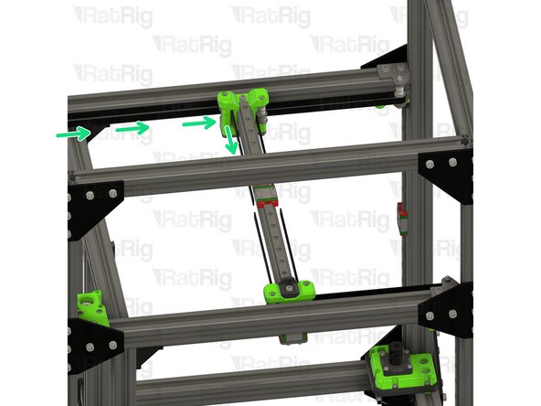 Feed the belt behind the right xy_joiner