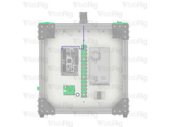 Remove the Z-probe wiring from the rear of the machine, back to the toolhead