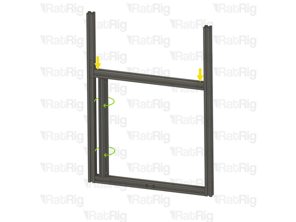 T-Slot 3030 Milled Extrusion - 475mm with Quick Connectors from step 9